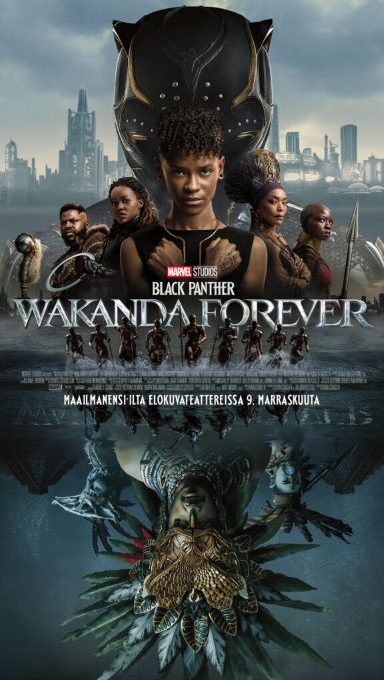 wakanda forever -elokuvan juliste