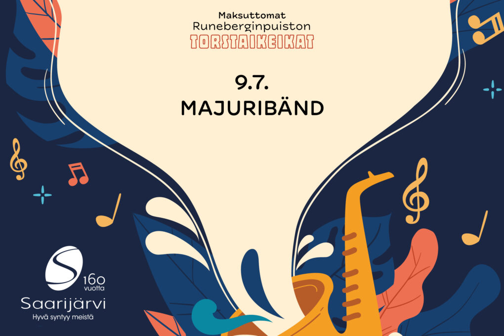 Maksuttomat Runeberginpuiston Torstaikeikat 9.7. Majuribänd
